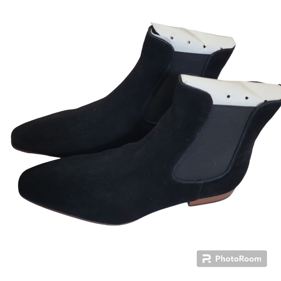 Aldo Men's Black Blondi-R US Size 14 Chelsea Boots New - Picture 1 of 5